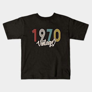 vintage 1970 made in 1970 50th gift Kids T-Shirt